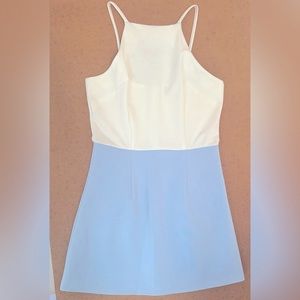 White/Lt blue block dress. Junior sized Medium. Never worn. 12th❤️ is the brand